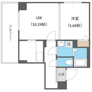 I-FRONT NAEBO【5階】の間取り