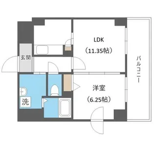 I-FRONT NAEBO【7階】の間取り