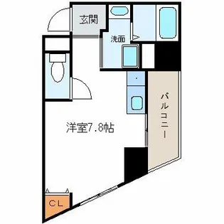 ラ・メゾヌーヴ【8階】の間取り