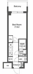 コンフォリア新大阪宮原Q【14階】の間取り