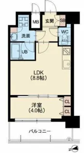 スプランディッドVII【9階】の間取り