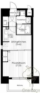 南森町プライマリーワン【5階】の間取り