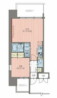 プレジオ三国EURO【4階】の間取り