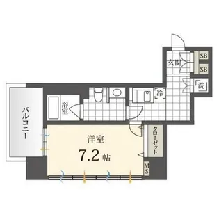 ナビールコート白金【10階】の間取り