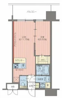 プレジオ三国EURO【11階】の間取り