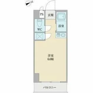 Vita六番町【811号室】の間取り