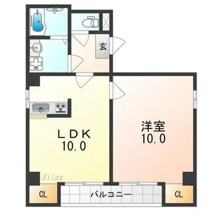 Collection堺東Ⅲ【5階】の間取り