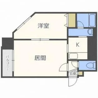 フォレスト円山(旧ル・マノワール)【8階】の間取り