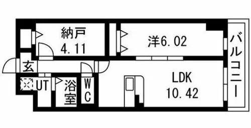 アーバンパーク新大阪【3階】の間取り