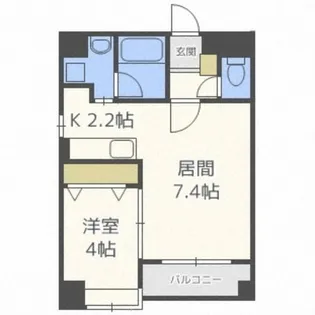 ノヴァ裏参道【2階】の間取り
