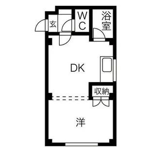 ローヤルハイツ中の島 A棟【302号室】の間取り
