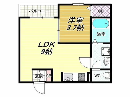 F+style藤井寺西古室【2階】の間取り