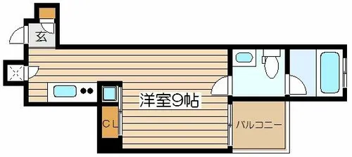 サウス・サン【4階】の間取り