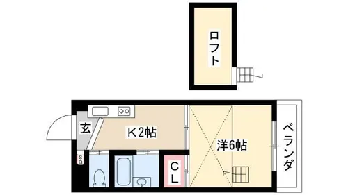 サン・ウエダビルⅠ【3階】の間取り