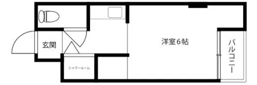 コーポアユーズ【315号室】の間取り