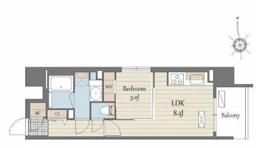 S-RESIDENCE天満橋ar【5階】の間取り