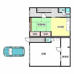 大阪府羽曳野市東阪田【一戸建】の間取り