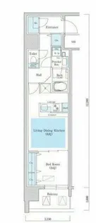 アーバネックス同心II【3階】の間取り