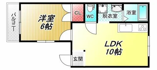 ハイツアレイⅡ【2階】の間取り