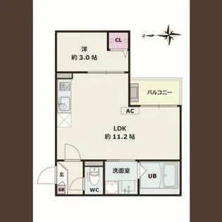 Jack sotoshinⅠ【2階】の間取り