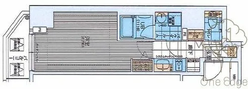 ファーストフィオーレ東梅田【8階】の間取り