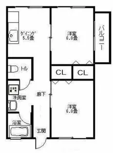 イーマハウスウメダ【3階】の間取り