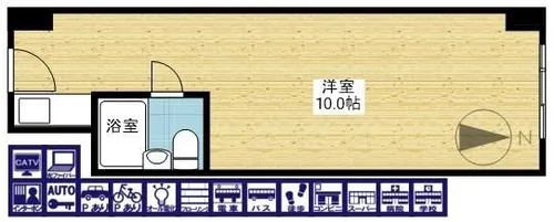 ステュディオ新大阪【5階】の間取り