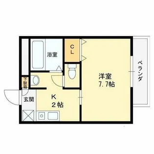 ヴィラ・ソレイユA棟【1階】の間取り