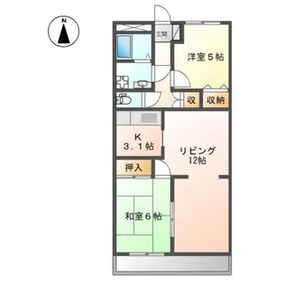 ソフィア花北【2階】の間取り