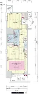 プレサンスTHE久屋大通レジェンド【7階】の間取り