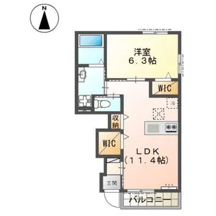 mille euphoria【1階】の間取り