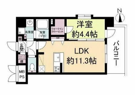 TOP COURT都島【8階】の間取り