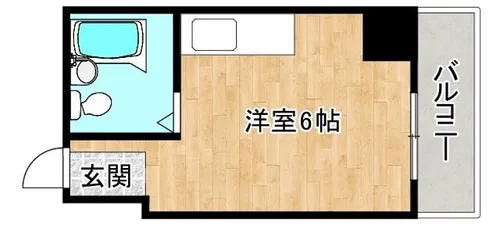 ハイツ中川【2階】の間取り