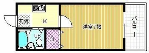 エクセルハイツ西浦【3階】の間取り