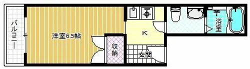 サウスビレッジ【1階】の間取り