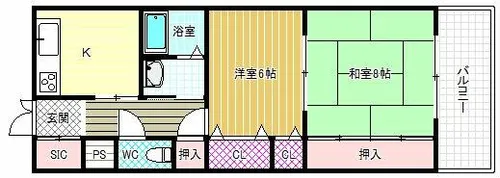 スミイチビル【304号室】の間取り