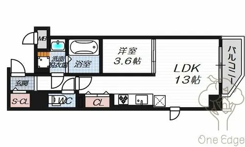 フェニックスコート【2階】の間取り