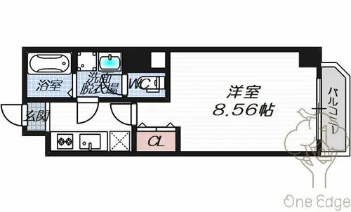 ES-Grande大阪同心【4階】の間取り