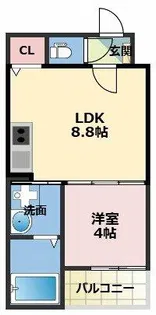 LIX大和田駅前【3階】の間取り