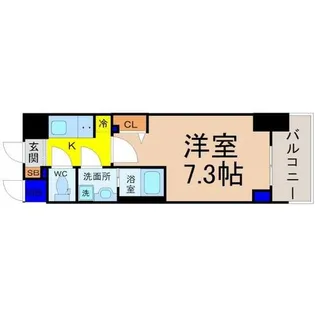 愛知県名古屋市熱田区五番町【マンション】の間取り