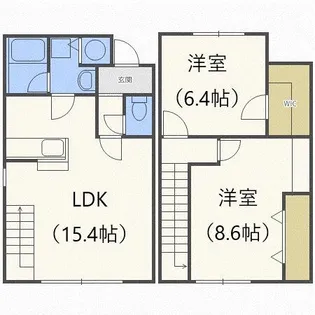T’s山の手【2階】の間取り