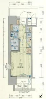 ララプレイス ザ・大阪リヴァージュ【7階】の間取り