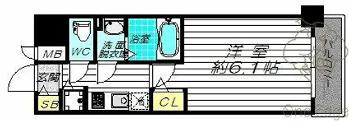メインステージ大阪ノースマーク【3階】の間取り