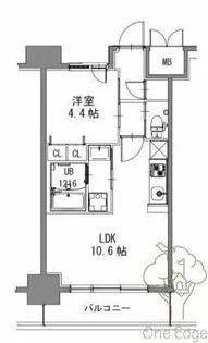 スプランディッド新大阪キャトル【10階】の間取り