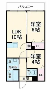 グランイニシオ都島【5階】の間取り