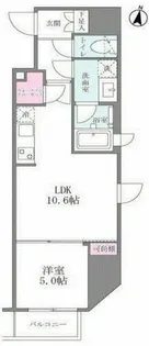 シーズンフラッツ梅田北【10階】の間取り