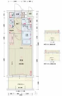 クリスタルグランツ都島本通【6階】の間取り