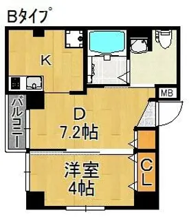 HYU charmant【2階】の間取り