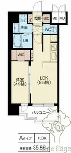 スプランティッド新大阪Ⅴ【4階】の間取り