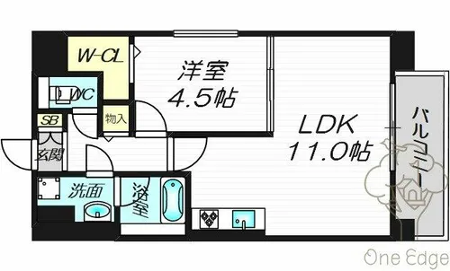 T・Y天六【3階】の間取り